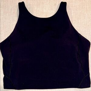 Women's Black high neck align tank. Great condition!!